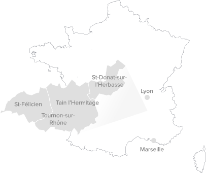 Ardèche Hermitage entre Drôme,
    Ardèche et Vallée du Rhône